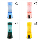 Portable Electric Fruit Juicer Wireless USB Rechargeable Mini Mixer Multifunction Summer Smoothie Blender Machine Kitchen Supplies