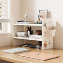 Multi-Layer Iron Storage Rack with Hooks