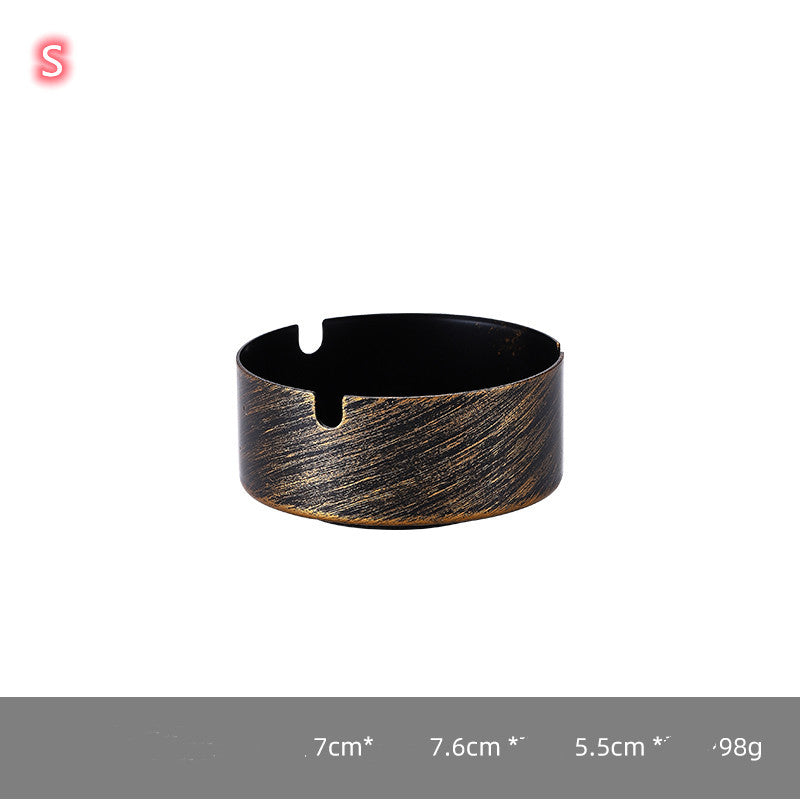 Iron Ashtray Anti Fly Ash Bar Creative Personality Trend Consumer