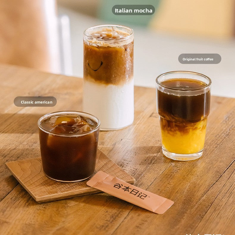 Tanimoto Diary Pure Black Coffee Powder Instant Sucrose-Free Low-Fat