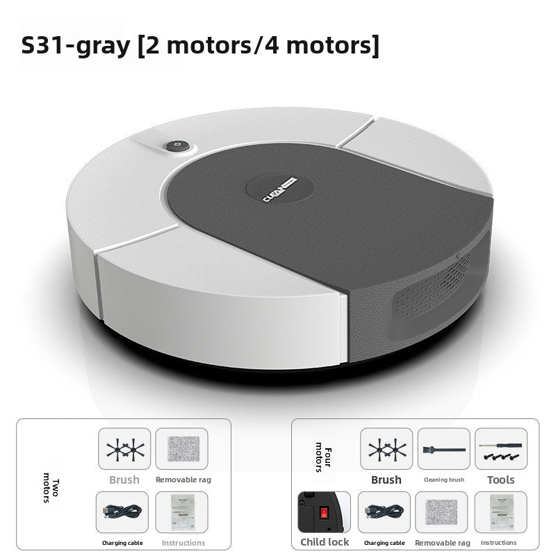 Fully Automatic Intelligent Sweeping Mopping Vacuum Cleaning Robot