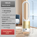 Vertical silent bladeless electric fan