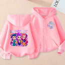 Kids KPop Demon Hunters Fleece Zipper Hoodie