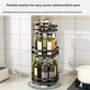 Adjustable Rotatable Metal Kitchen Spice Storage Rack