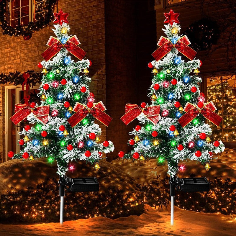 Solar LED Christmas Tree Light for Outdoor Decoration