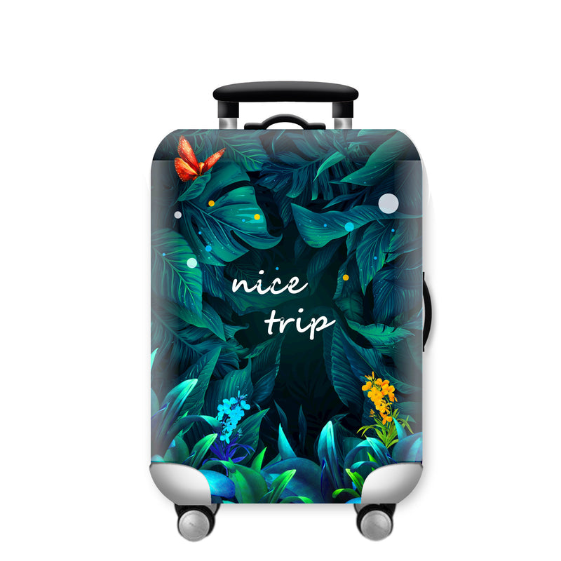 Luggage Protective Cover Elastic Thickening And Wear-resistant Printed Dust Cover 18-32 Inch