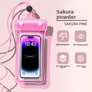 The waterproof bag of the mobile phone, sealed airbag and touch screen