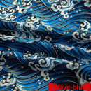 All-cotton Japanese-style gold-embossed fabric