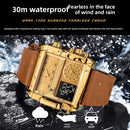 Dual Display Waterproof Electronic Watch