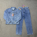 Corteiz Denim Jacket and Trousers Set