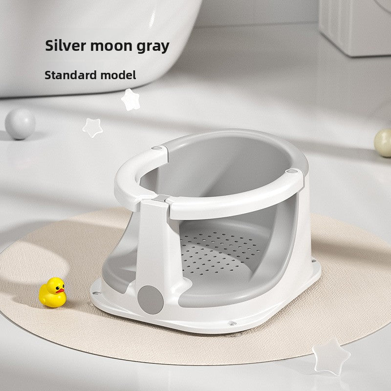 Baby Bath Seat Support Rack with Temperature Sensing