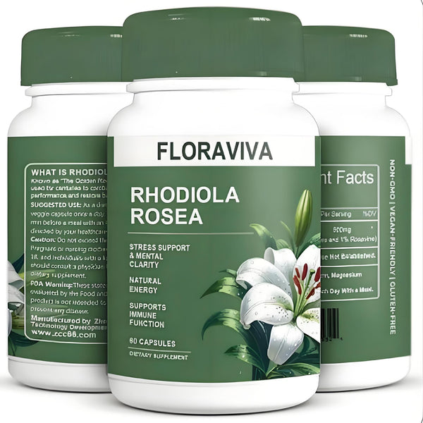 Rhodiola Rosea Capsules Dietary Supplement