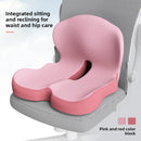 Memory Foam Seat Cushion with Backrest for Office and Home