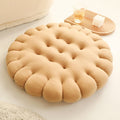 Nordic Creative Soft Plush Simulation Biscuit Office Seat Cushion