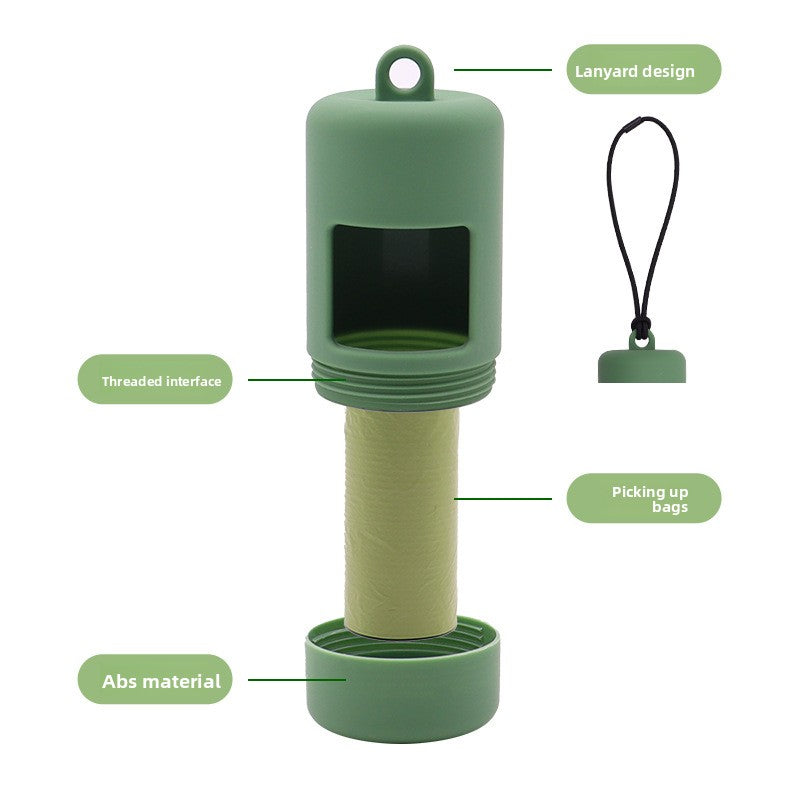 Pet Waste Bag Dispenser with Degradable Poop Bags