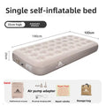 Inflatable mattress for outdoor camping folding bed