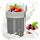 Double-layer portable yogurt cup