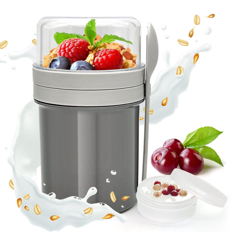 Double-layer portable yogurt cup