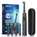 Rotating Electric Toothbrush with 5 Modes and Soft Bristles