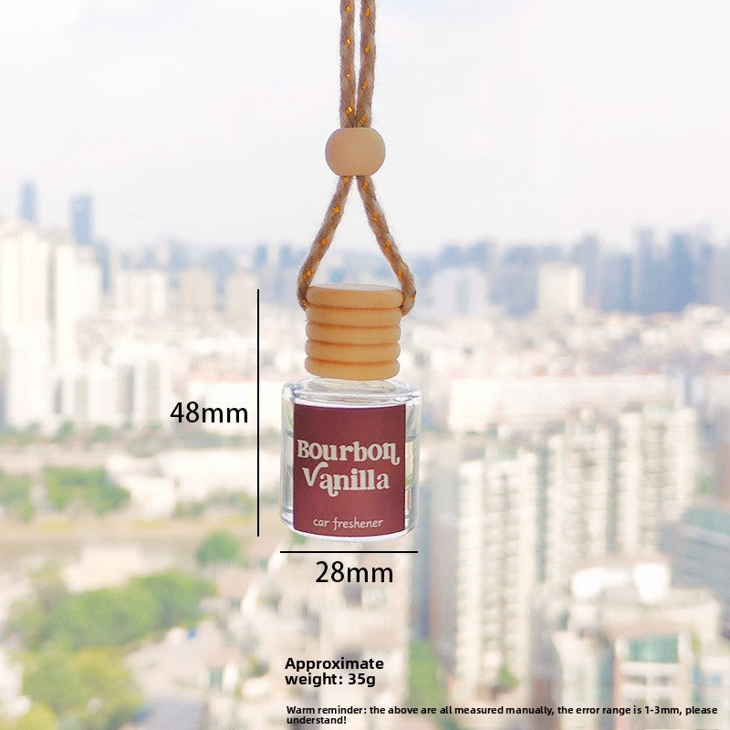 Car Aromatherapy Glass Bottle Perfume Hanging Air Freshener