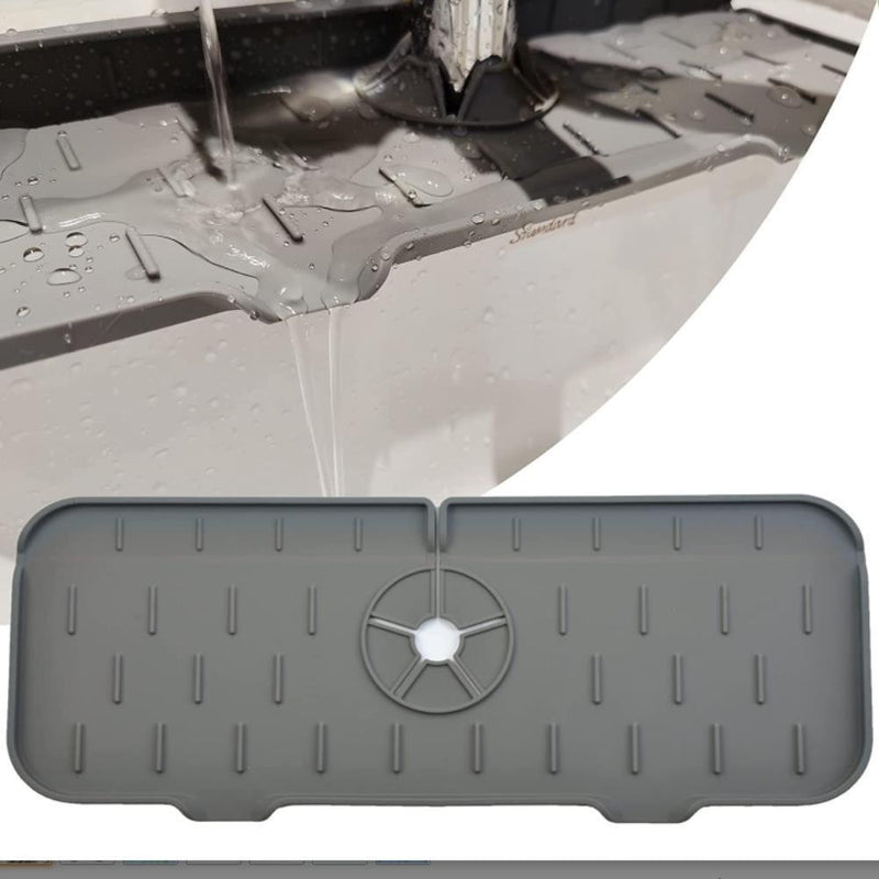 Kitchen faucet splash-proof draining mat