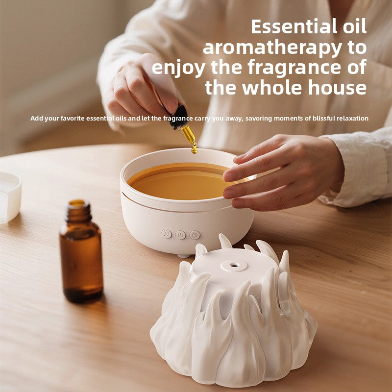 Rotating Flame Aroma Humidifier