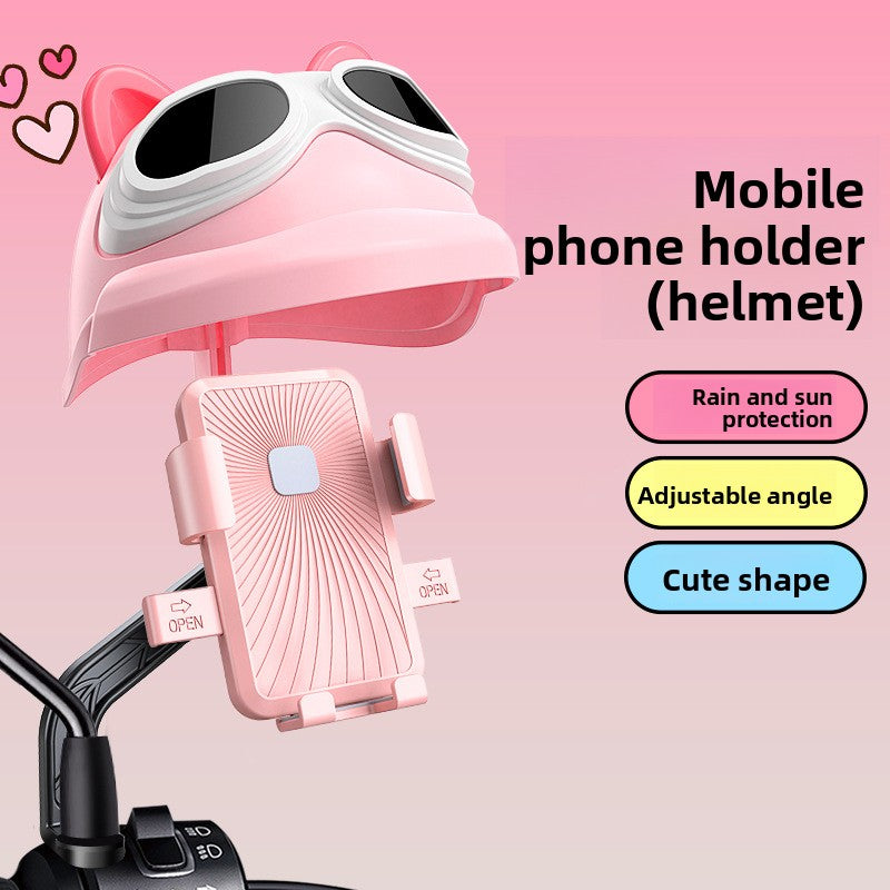 Electric vehicle phone holder