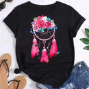 Harajuku T Shirt Funny Cat Women Kawaii T-shirt Girl Casual Short Sleeve O Neck Top for Summer Female Animal Clothing Tshirt